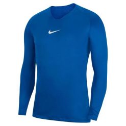 Koszulka treningowa męska Nike Dri-fit Park First Layer. Białe koszulki męskie z długim rękawem Nike, m. W wyprzedaży za 109.30 zł.