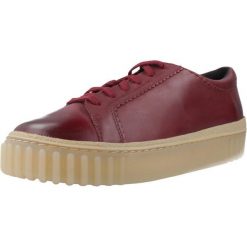 Buty CLARKS MAYHILL WALK Bordeaux. Czerwone obuwie trekkingowe damskie Clarks. Za 381.99 zł.
