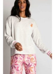 PJ Salvage Koszulka piżamowa w kolorze szarym rozmiar: S. Szare piżamy damskie PJ Salvage, s, bez wzorów, bez ramiączek. Za 121.99 zł.