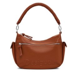 Torebka Desigual. Brązowe torebki klasyczne damskie Desigual, bez wzorów, bez dodatków. Za 189.99 zł.