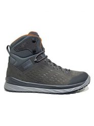 LOWA Skórzane botki trekkingowe "Malta GTX" w kolorze antracytowym rozmiar: 47. Czarne buty zimowe męskie Lowa, z gore-texu, bez zapięcia. Za 439.24 zł.