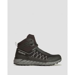 Buty trekkingowe męskie Dolomite Croda Nera High GTX. Czarne buty trekkingowe męskie Dolomite, bez zapięcia, trekkingowe. Za 389.99 zł.