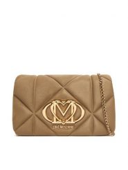 LOVE MOSCHINO Torebka JC4043PP0NKE0105 Beżowy. Brązowe torebki klasyczne damskie Love Moschino, bez wzorów, ze skóry, wizytowe, bez kołnierzyka, bez ramiączek. Za 639.99 zł.