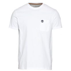 T-Shirt Dunstan River Rozmiar L Biały - TB0A2CQY100. Białe t-shirty męskie Timberland, l, bez wzorów, z bawełny, bez kołnierzyka. Za 148.90 zł.