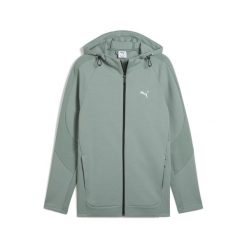 Męska rozpinana bluza z kapturem EVOSTRIPE PUMA Green Moon. Zielone bluzy z kapturem męskie Puma, m. Za 385.20 zł.