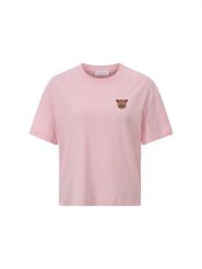 Rich & Royal Koszulka w kolorze jasnoróżowym rozmiar: M. Różowe bluzki damskie Rich & Royal, m, bez wzorów, z bawełny, bez kołnierzyka, bez ramiączek. Za 126.45 zł.