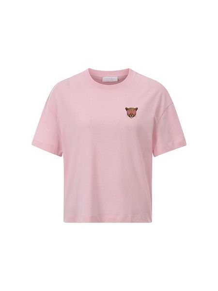 Rich & Royal Koszulka w kolorze jasnoróżowym rozmiar: L. Różowe bluzki damskie Rich & Royal, l, bez wzorów, z bawełny, bez kołnierzyka. Za 104.64 zł.