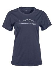 Traunstein Sport Koszulka funkcyjna w kolorze granatowym rozmiar: 38. Niebieskie bluzki sportowe damskie Traunstein Sport, bez kołnierzyka, bez ramiączek. Za 152.62 zł.