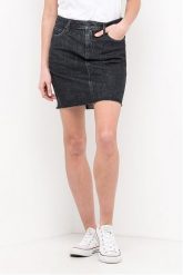 LEE Skirt AV DAMSKA SPÓDNICA JEANSOWA BLACK STONE L38JRGAV 112108233. Czarne spódniczki damskie Lee, l, bez wzorów, z jeansu. Za 105.99 zł.