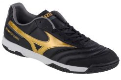 Buty halowe - halówki męskie, Mizuno Morelia Sala Classic In. Czarne obuwie do biegania damskie Mizuno. Za 349.99 zł.
