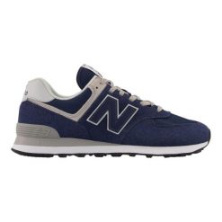 Buty do chodzenia męskie New Balance 574. Szare buty sportowe na co dzień męskie New Balance, z gumy, bez zapięcia, trekkingowe, New Balance 574. Za 479.00 zł.