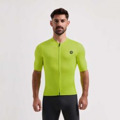Koszulka rowerowa męska Rogelli Distance. Żółte t-shirty sportowe męskie Rogelli, m, bez ramiączek, rowerowe. Za 317.00 zł.