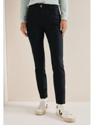 Cecil Spodnie w kolorze czarnym rozmiar: W31/L30. Czarne spodnie materiałowe damskie Cecil, bez wzorów, z materiału, klasyczne, z podwyższonym stanem. Za 148.26 zł.