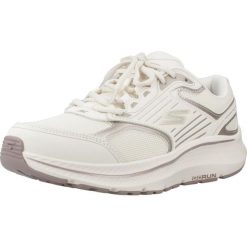 Kapcie SKECHERS RUN CONSISTENT 2.0 ADVA Biały. Białe buty sportowe na co dzień damskie Skechers, ze skóry. Za 279.99 zł.