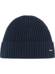 Eisbär Czapka "Nordic" w kolorze granatowym rozmiar: onesize. Niebieskie czapki zimowe damskie Eisbar, z wełny. Za 105.38 zł.