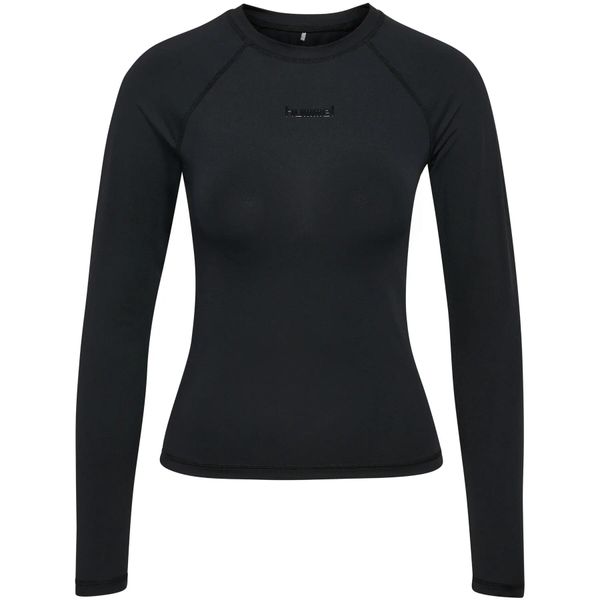 Damska koszulka z długim rękawem Hummel Prima. Czarne t-shirty damskie HUMMEL, l, bez wzorów, z materiału, bez kołnierzyka. Za 191.00 zł.