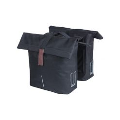 Podwójna torba rowerowa „City MIK 2.0”. Czarne torebki klasyczne damskie BASIL, bez wzorów, bez dodatków. Za 388.15 zł.