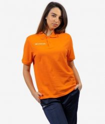 Koszulka polo Givova Cotone Piquet Summer Orange. Brązowe bluzki sportowe damskie Givova, na lato, m, z bawełny, bez ramiączek, do jazdy konnej. Za 63.36 zł.