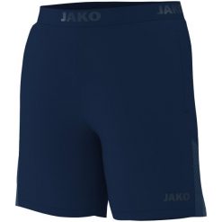 Krótka Jako Power. Niebieskie szorty męskie Jako, bez wzorów, z materiału. Za 263.50 zł.