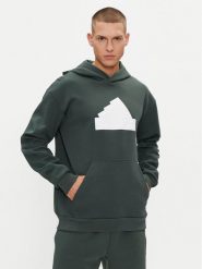 Adidas Bluza Future Icons IN3324 Zielony Regular Fit. Zielone bluzy bez kaptura męskie Adidas, m, z bawełny. Za 169.99 zł.