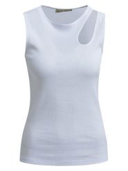 Smith & Soul Top w kolorze białym rozmiar: L. Białe topy damskie Smith & Soul, l, bez wzorów, z bawełny, bez kołnierzyka. Za 60.99 zł.