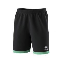 Szorty Errea Barney. Czarne spodenki sportowe damskie ERREA, m, z materiału, do biegania. Za 104.00 zł.