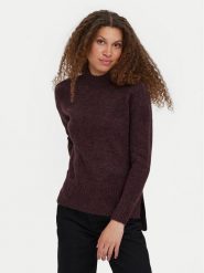 Vero Moda Sweter 10269229 Fioletowy Loose Fit. Fioletowe swetry klasyczne damskie Vero Moda, l, z syntetyku, bez kołnierzyka. Za 109.99 zł.