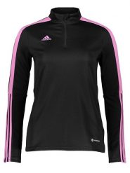 Adidas Koszulka sportowa "Aeroready" w kolorze czarno-różowym rozmiar: L. Czarne bluzki sportowe damskie Adidas, l, bez kołnierzyka, bez ramiączek. Za 61.60 zł.