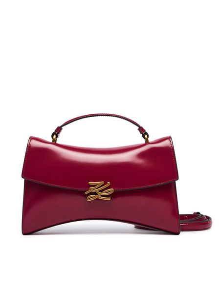 KARL LAGERFELD Torebka B3W30270 Bordowy. Czerwone torebki klasyczne damskie Karl Lagerfeld, bez wzorów, ze skóry, bez dodatków. Za 1,299.00 zł.