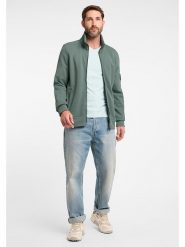 ELBSAND Bluza "Borge" w kolorze szarozielonym rozmiar: M. Zielone bluzy bez kaptura męskie ELBSAND, m, z bawełny. Za 198.10 zł.