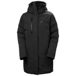 Parka dla kobiet Helly Hansen Adore HT. Czarne parki damskie Helly Hansen, bez wzorów, z puchu. W wyprzedaży za 1,279.20 zł.