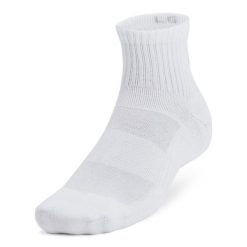 Under Armour UNISEX UA TC 3PK QTR Skarpety uniseks. Białe skarpetki męskie Under Armour, bez wzorów. Za 54.99 zł.