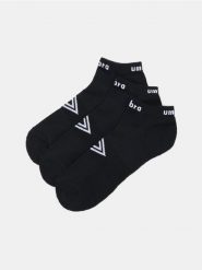 Skarpetki z nadrukiem Umbro 3 pack - czarny. Czarne skarpetki męskie Sinsay, bez wzorów. Za 19.99 zł.