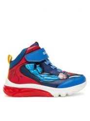 Geox Sneakersy J Ciberdron J56LBF 0BC14 C0200 S Niebieski. Niebieskie buty sportowe chłopięce Geox, bez wzorów, ze skóry, bez zapięcia. Za 219.99 zł.