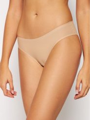 Chantelle Figi klasyczne Soft Stretch C26430 Beżowy. Brązowe figi damskie Chantelle, bez wzorów, z syntetyku. Za 69.99 zł.