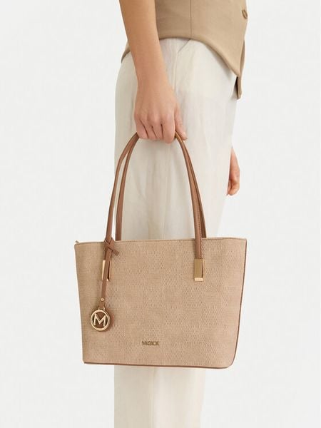 MEXX Torebka CEO-MEXX-X-008-09 Beżowy. Brązowe torebki klasyczne damskie Mexx, bez wzorów, z materiału, bez dodatków. Za 119.99 zł.