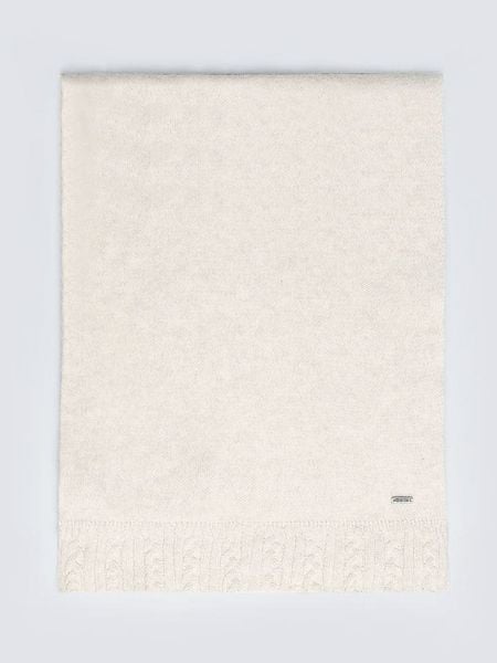 BIG STAR Szal w kolorze kremowym - 180 x 35 cm rozmiar: onesize. Brązowe szaliki i kominy damskie Big Star, bez wzorów, z materiału. Za 64.99 zł.