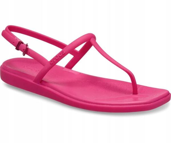 Japonki Dla Dorosłych Crocs Miami Thong Flip. Czerwone klapki i japonki męskie Crocs, z materiału. Za 139.99 zł.