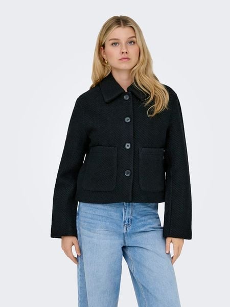 JDY Kurtka przejściowa w kolorze czarnym rozmiar: S. Czarne kurtki damskie JDY, s, bez wzorów, bez kaptura. Za 173.99 zł.