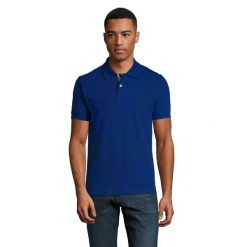 Męska Koszulka Polo Portland. Niebieskie koszulki polo męskie SOL'S, l, bez wzorów, bez ramiączek. Za 116.99 zł.