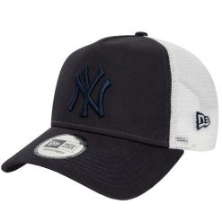 Czapka z daszkiem męska New Era League Essentials Trucker New York Yankees Cap. Niebieskie czapki męskie New Era, bez wzorów, z bawełny, sportowe. Za 139.99 zł.