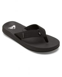 Klapki plażowe dla Mężczyzn RIVI. Czarne klapki i japonki męskie Quiksilver, z gumy. Za 153.40 zł.