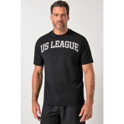 Męska T-shirt FLEXNAMIC® fitness rękaw 1/2 nadruk do roz. 7 XL. Czarne t-shirty męskie JAY-PI, m, bez wzorów, z bawełny, bez kołnierzyka. Za 139.99 zł.