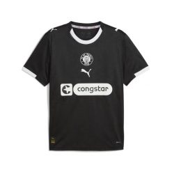 Męska trzecia koszulka FC St. Pauli 25/26 PUMA Black White. Białe t-shirty sportowe męskie Puma, m, bez ramiączek, do piłki nożnej. Za 402.00 zł.