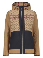 Cmp Kurtka polarowa w kolorze beżowo-czarnym rozmiar: 36. Brązowe kurtki damskie CMP, s, bez wzorów, z materiału, bez kaptura. Za 160.96 zł.