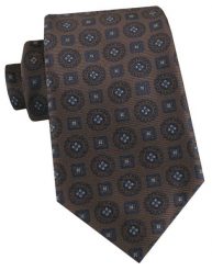 Męski Krawat - Ciemny Brąz, Grochy - Alties. Krawaty i muchy męskie Alties, bez wzorów, z tkaniny, eleganckie. Za 55.00 zł.