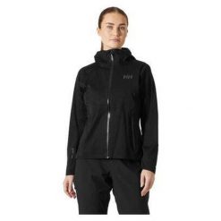 Damska kurtka wodoodporna Helly Hansen Momentum 3L Stretch. Czarne kurtki damskie Helly Hansen, l, bez wzorów, bez kaptura. Za 1,031.50 zł.