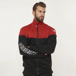 Męski Bieganie Kurtka Ontario Senior 100% Poliester Czarny-Bordowy. Brązowe kurtki treningowe męskie Legea, m, bez wzorów, z bawełny, do biegania. Za 92.00 zł.