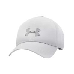 Czapka Under Armour Męska Blitzing Jasnoszara. Szare czapki męskie Under Armour, bez wzorów, z materiału. Za 137.70 zł.
