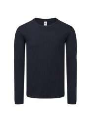 Klasyczny T-shirt z długim rękawem Fruit Of De Loom Iconic 150 Niebieski Oscuro. Niebieskie t-shirty damskie Fruit of the Loom, l, bez wzorów, z bawełny, bez kołnierzyka. Za 137.99 zł.